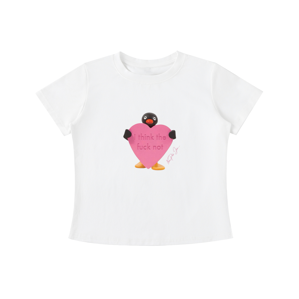 I Think The F**k Not Vintage Baby Tee