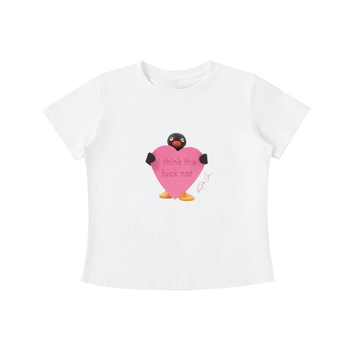 I Think The F**k Not Vintage Baby Tee