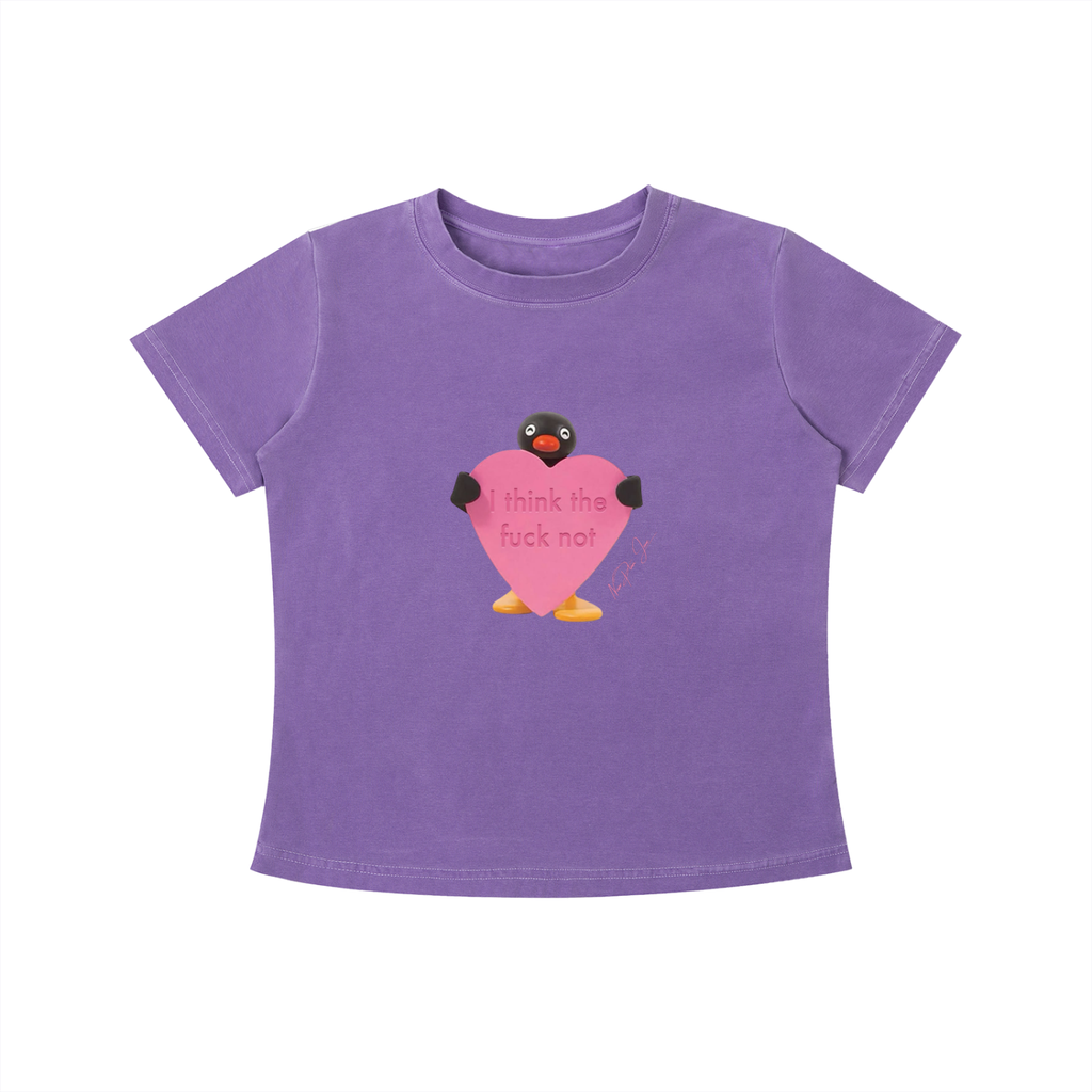 I Think The F**k Not Vintage Baby Tee