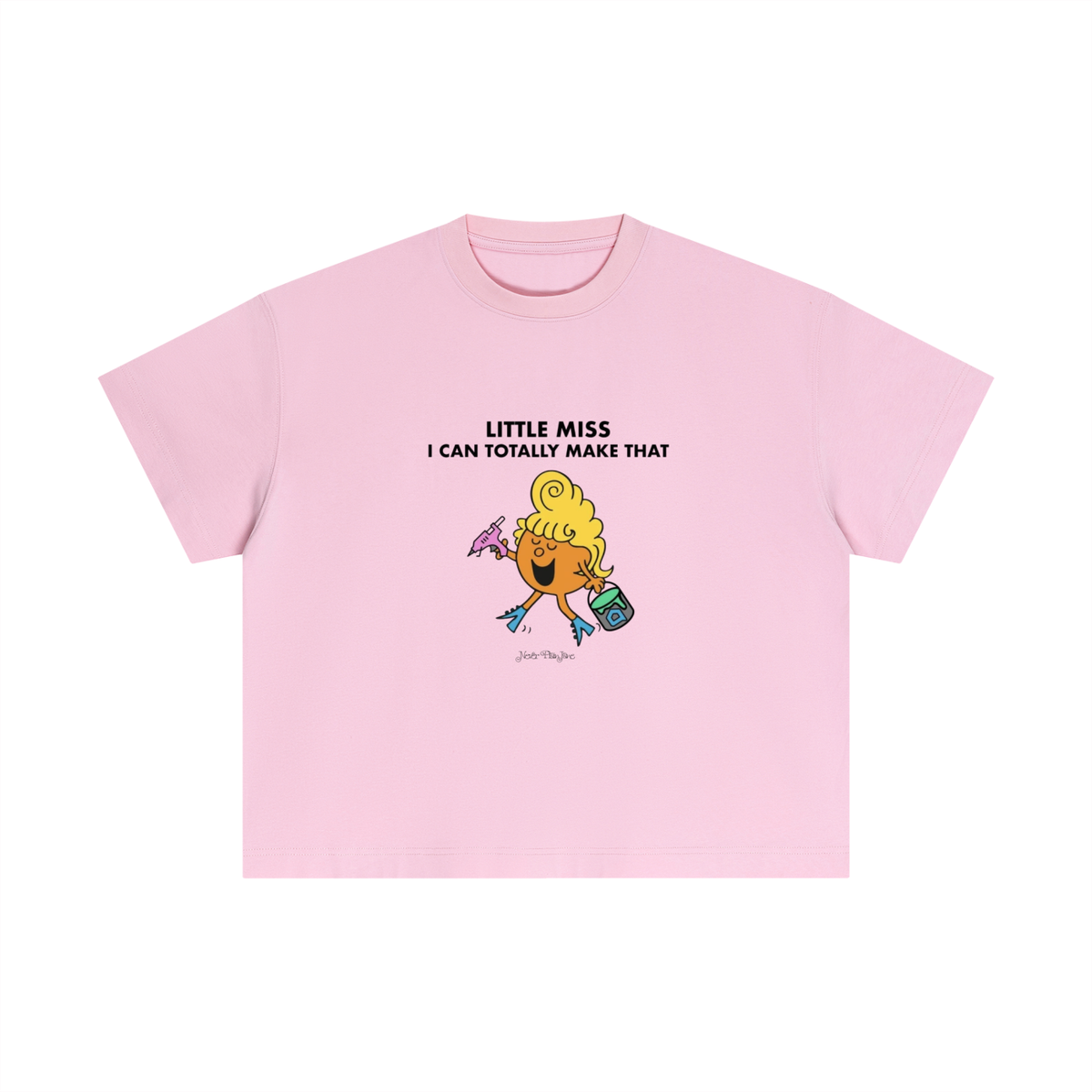 Little Miss I Can Totally Make That Everyday Cotton Boxy Tee