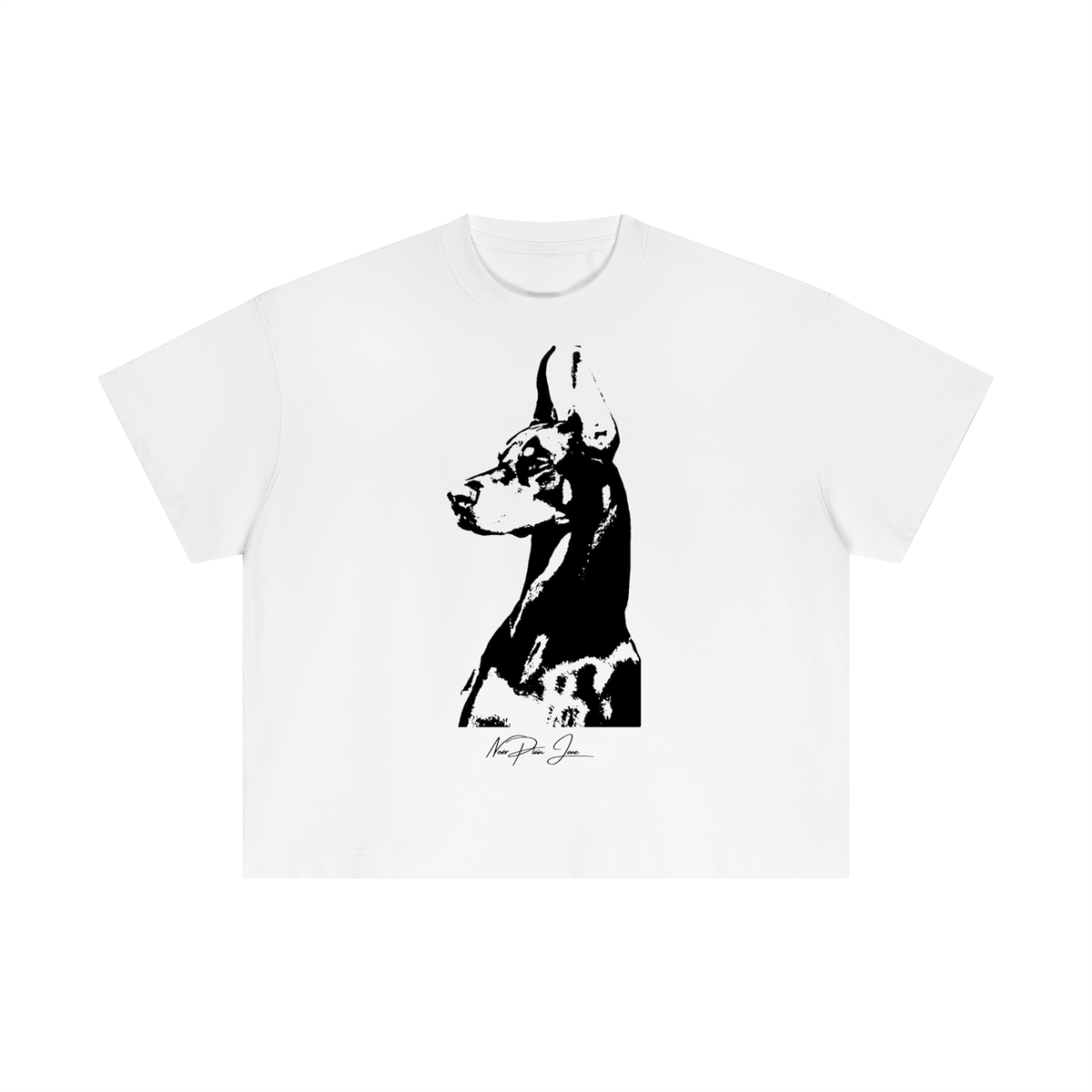 Doberman Everyday Cotton Boxy Tee