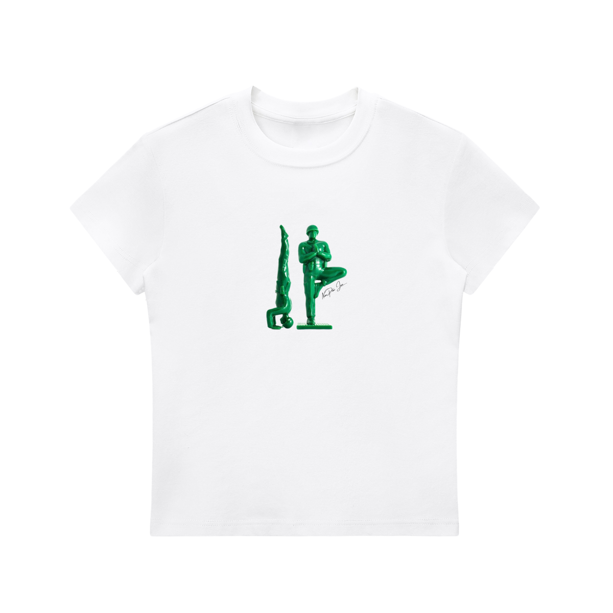 Little Army Men Fitted Tee