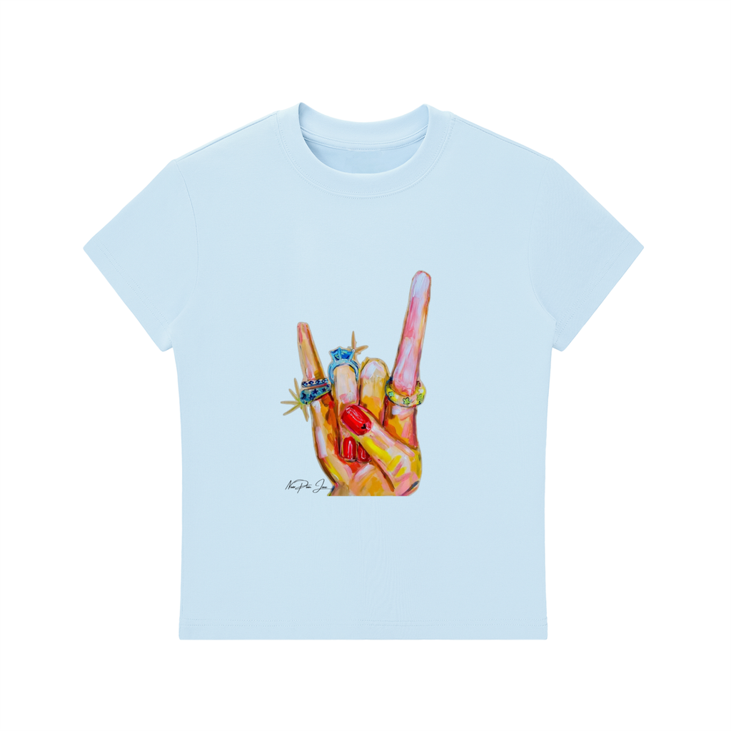 Rock On Fitted Tee