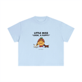 Little Miss Look A Puppy Everyday Cotton Boxy Tee