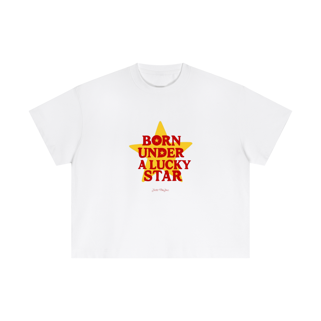 Born Under A Lucky Star Everyday Cotton Boxy Tee
