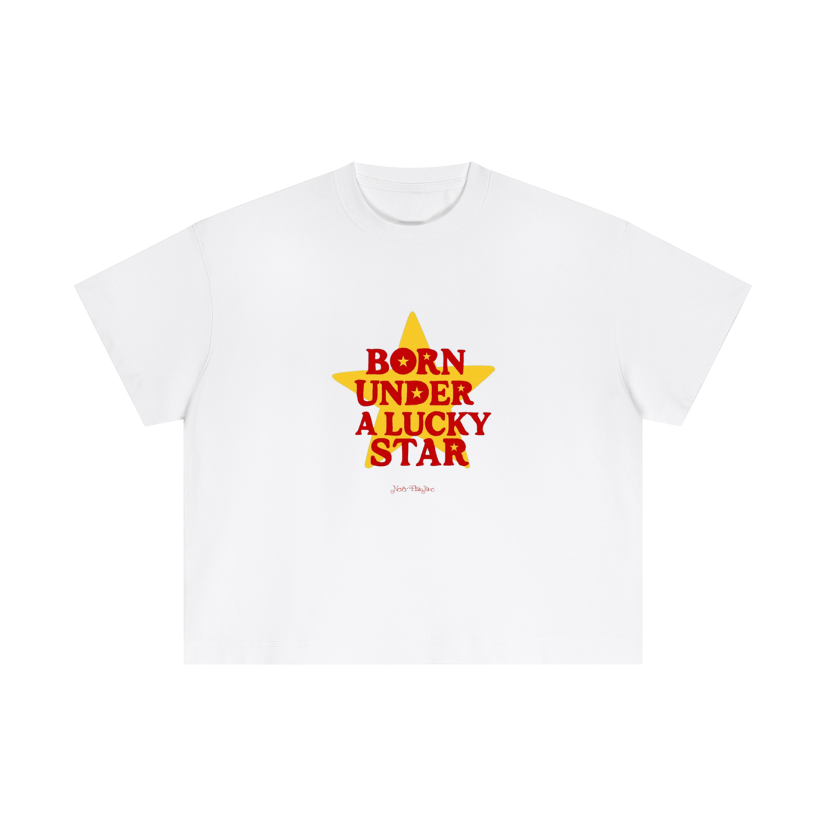 Born Under A Lucky Star Everyday Cotton Boxy Tee